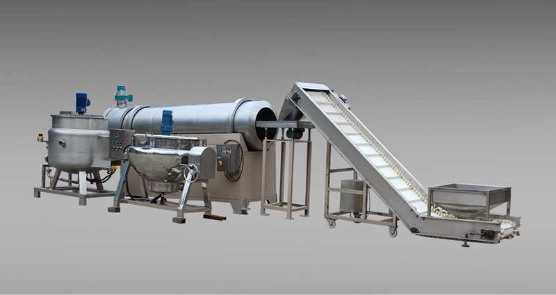 Tobacco Condition & Casing Cylinder This machine can steam tobacco to make tobacco warm and moisture, also expand tobacco for next process. Meanwhile, it can also add liquid to tobacco by spray nozzle. The casing tank can mix and heat the liquid.